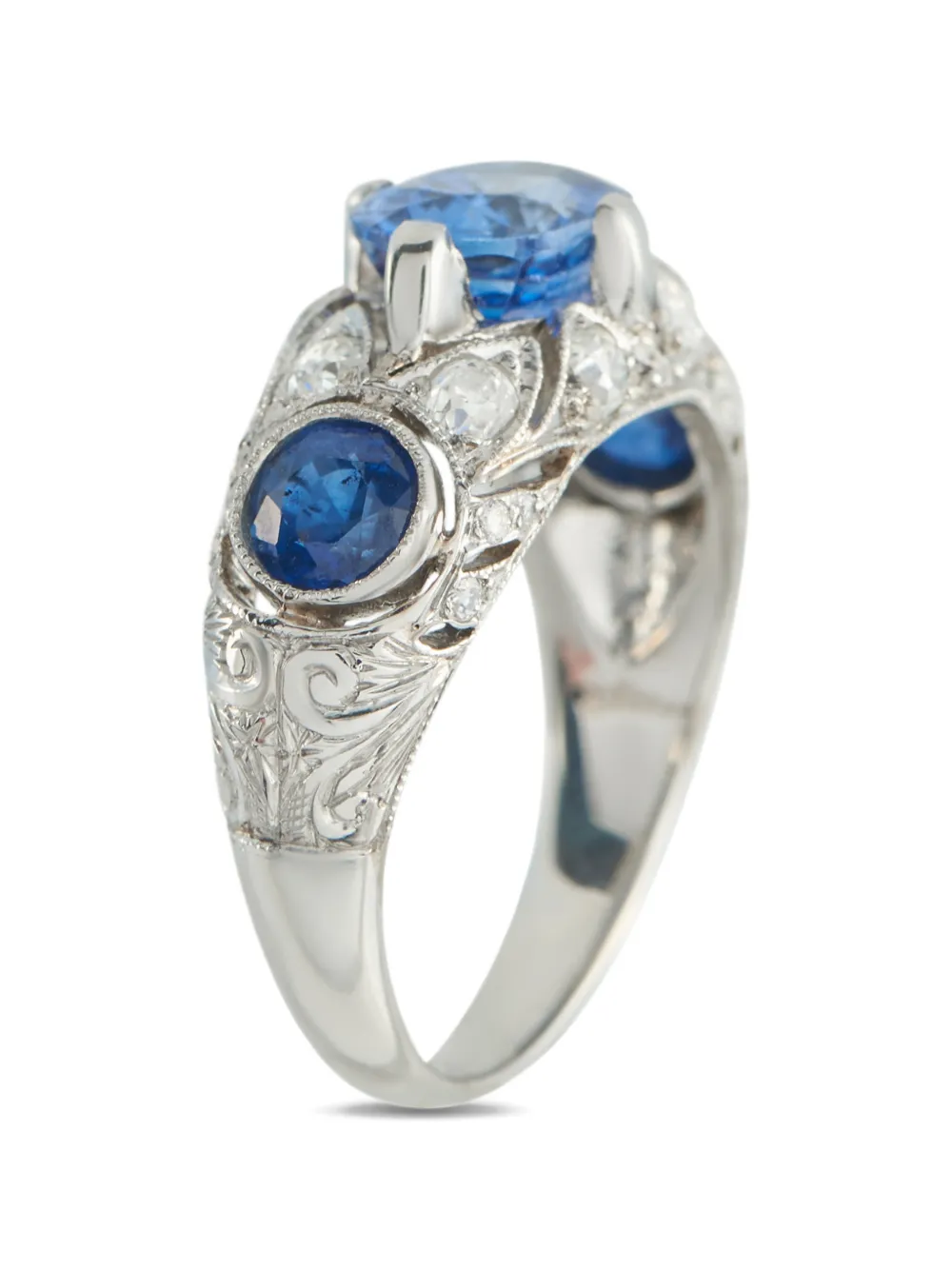LB Exclusive sapphire and diamond ring - Argento