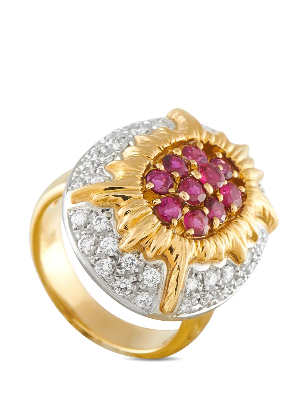 LB Exclusive diamond and ruby ring - Oro