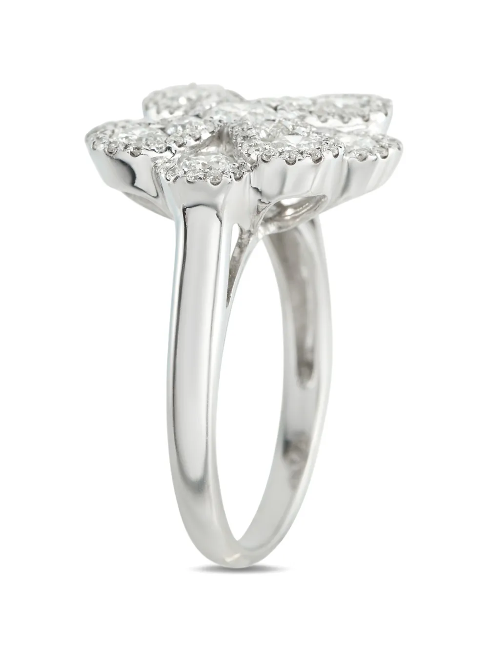 LB Exclusive floral diamond ring - Argento