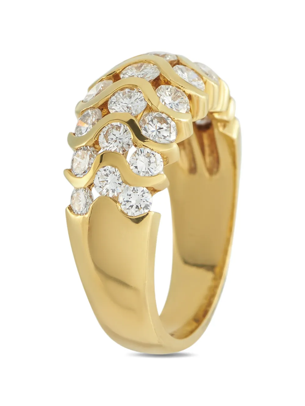 LB Exclusive wave diamond ring - Oro
