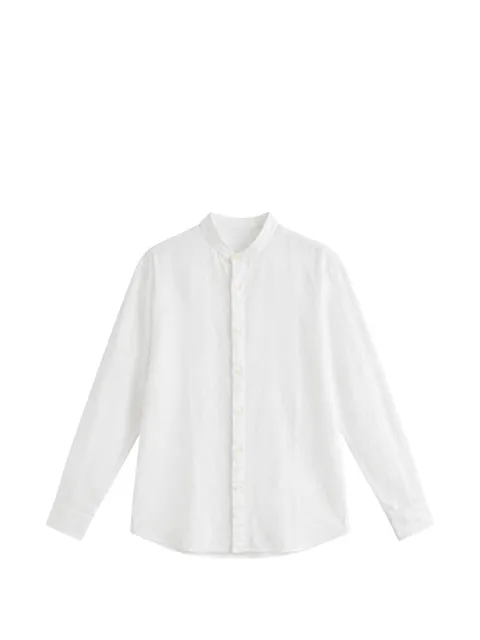 Seventy band-collar linen shirt