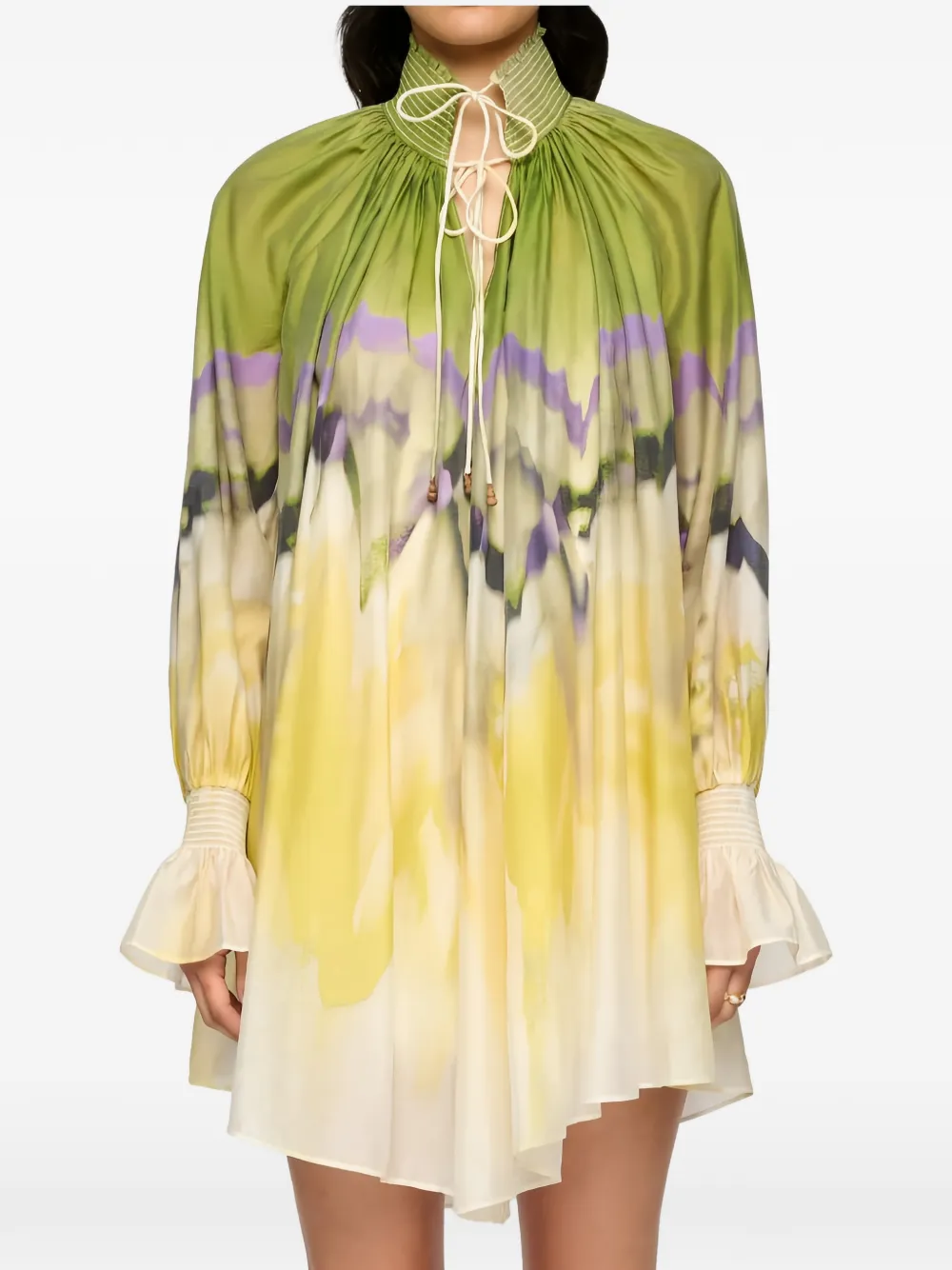 CLEA mini Isadora dress - Verde