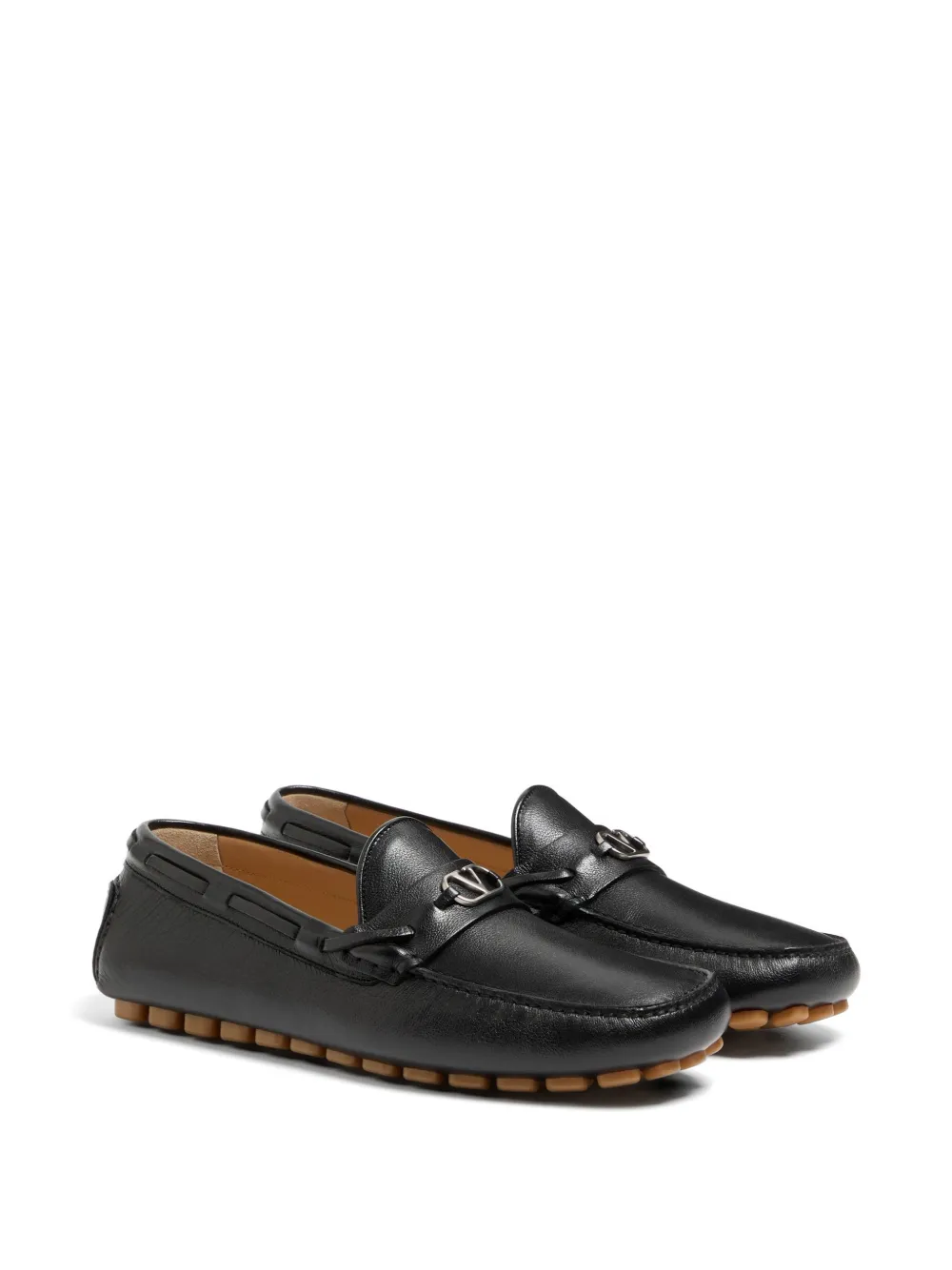 Valentino Garavani Driver Fastaway loafers Zwart