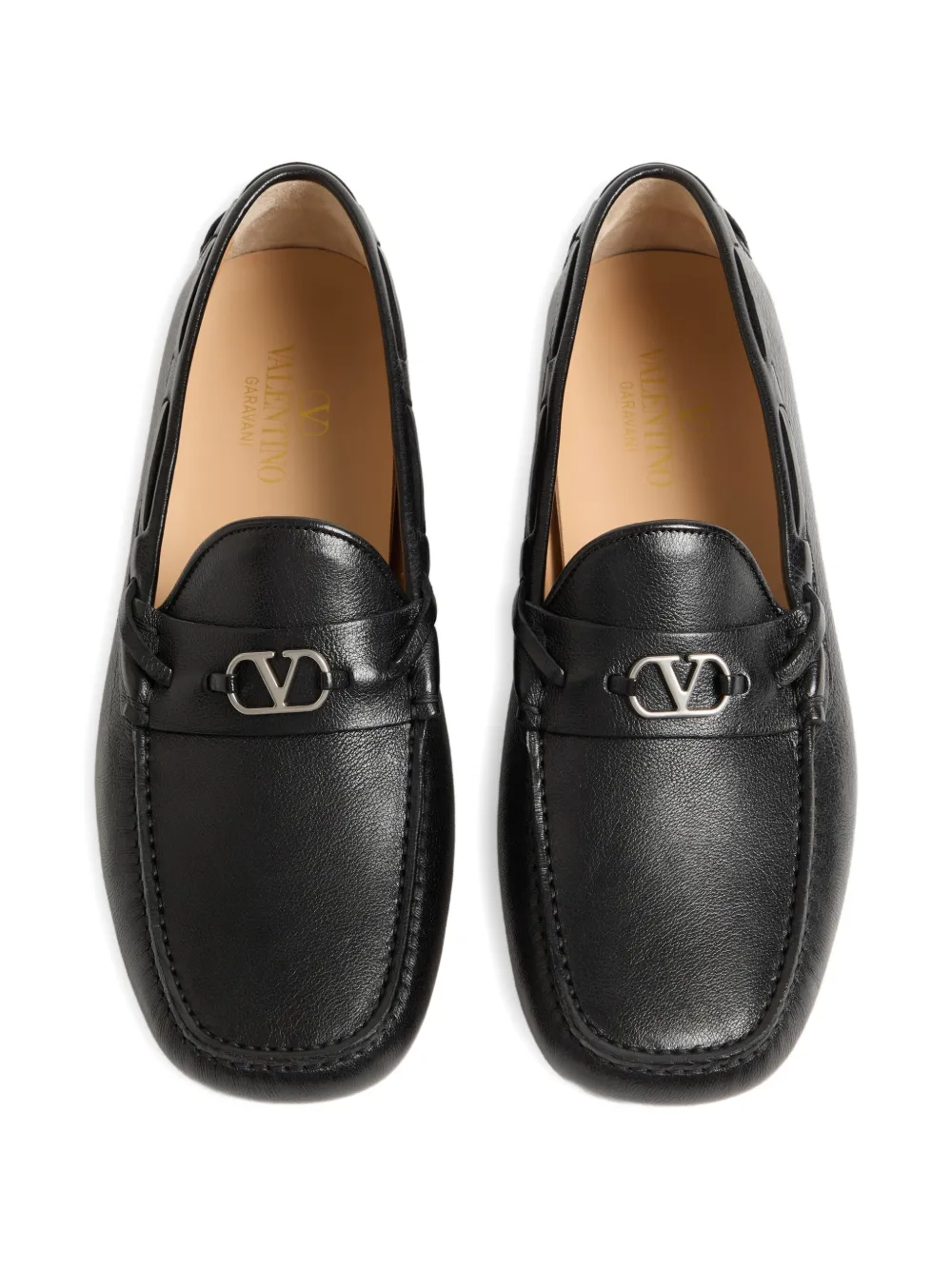 Valentino Garavani Driver Fastaway loafers Zwart