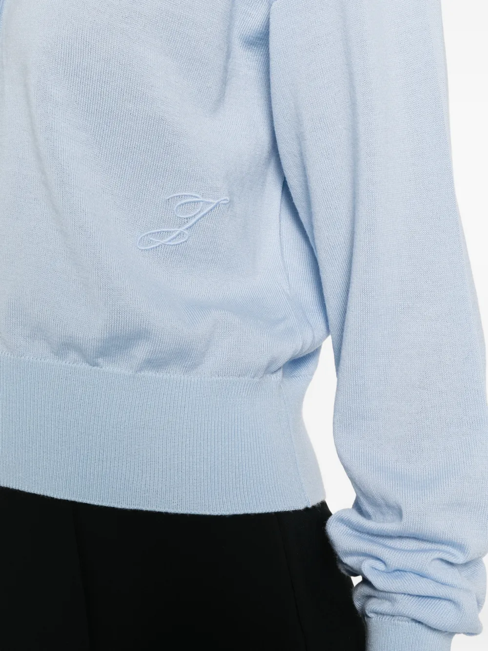 Jacquemus Vest met V-hals Blauw