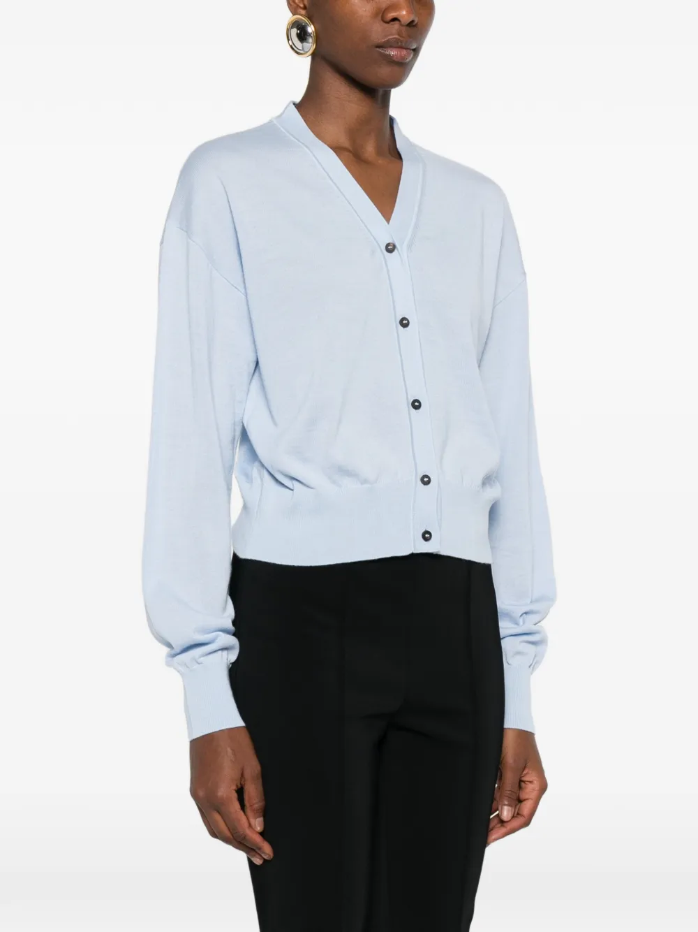 Jacquemus Vest met V-hals Blauw