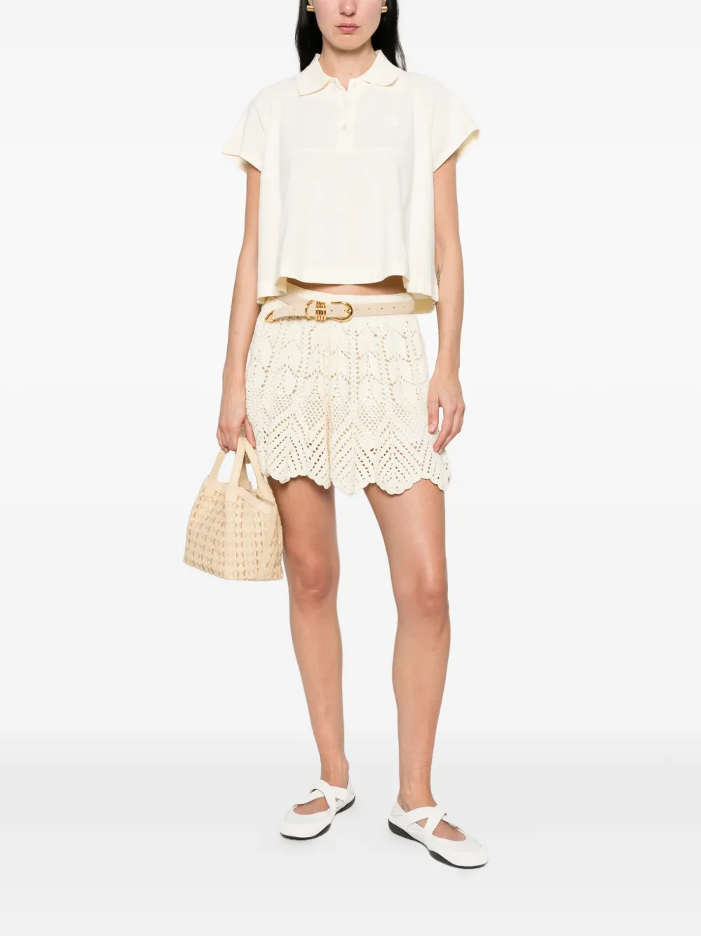  Dorothee Schumacher Sporty Romance Polo Shirt - Yellow 