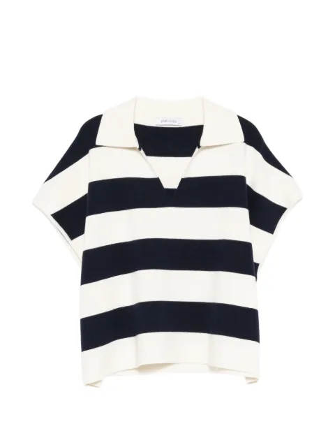 Philo-Sofie striped collared top