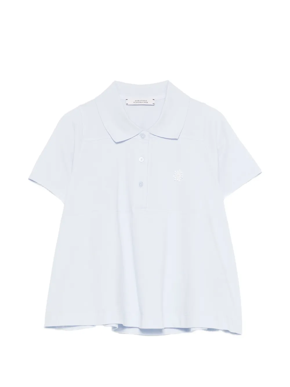 Dorothee Schumacher Sporty Romance short-sleeve polo shirt - Blu