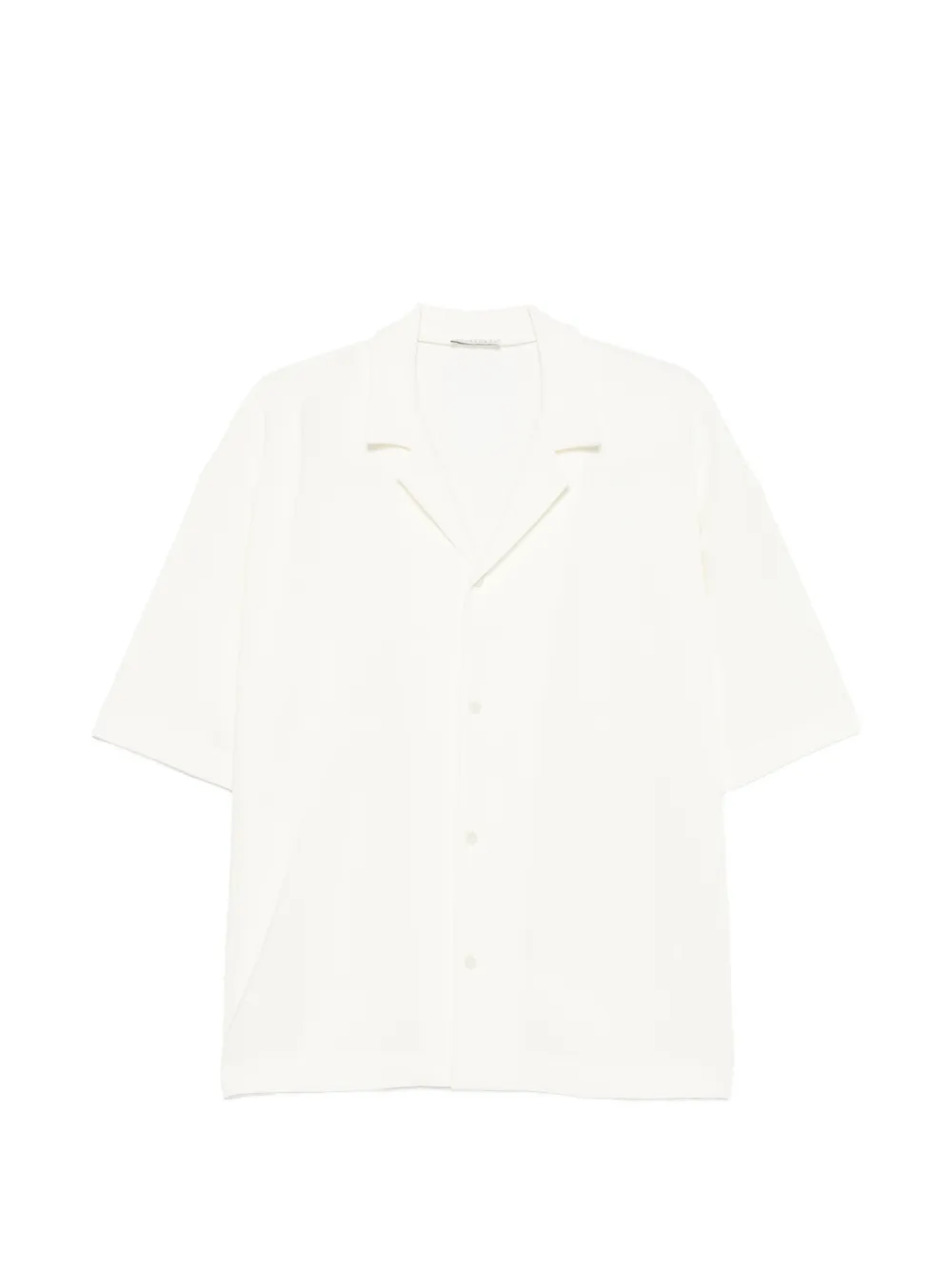 KIEFERMANN Efranio buttoned short-sleeve shirt - Toni neutri