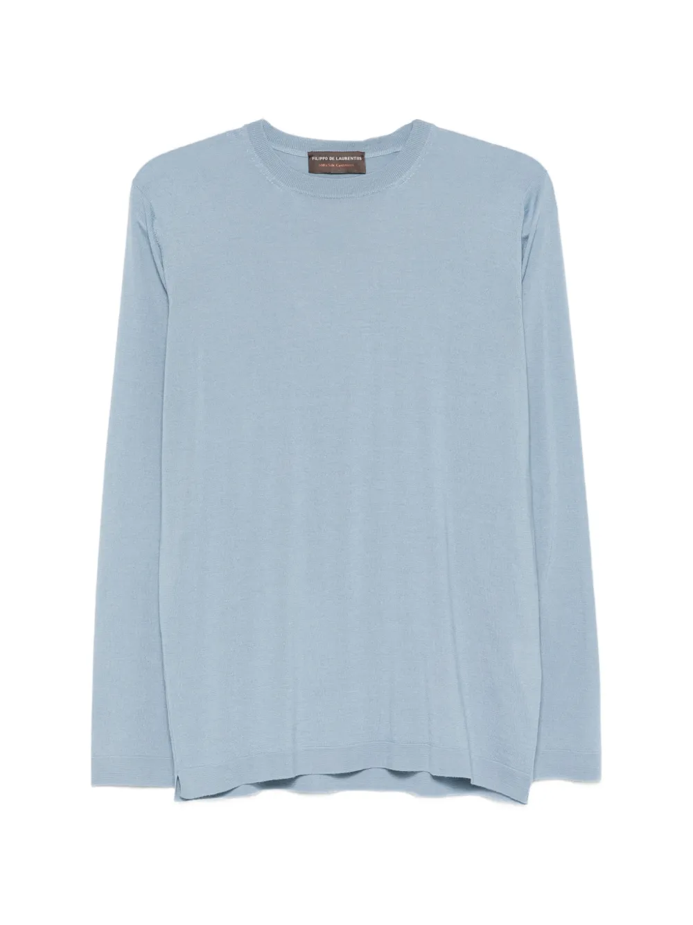 Filippo De Laurentiis crewneck panelled T-shirt - Blu