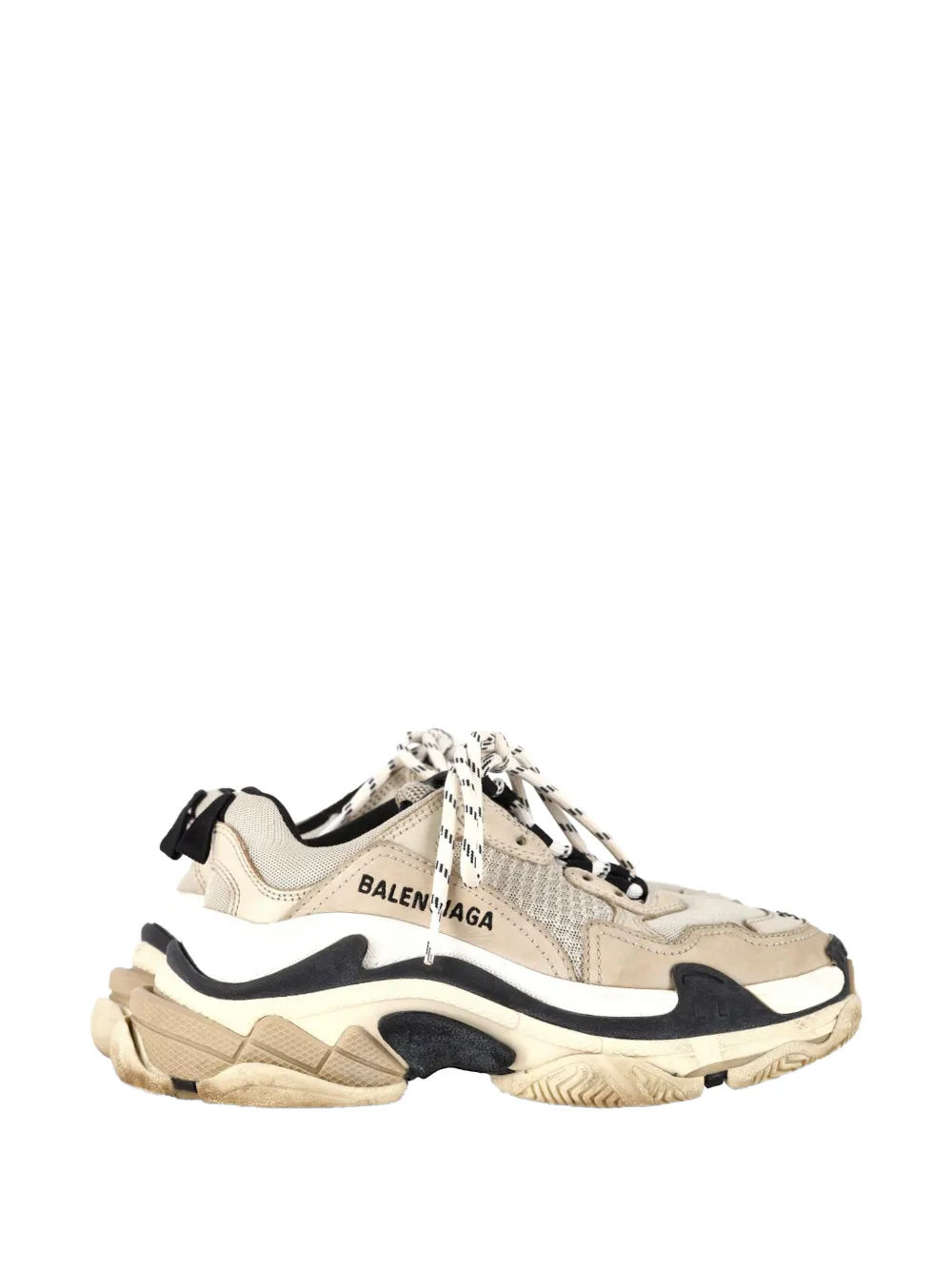 Balenciaga Pre-Owned Triple S mesh sneakers - Toni neutri