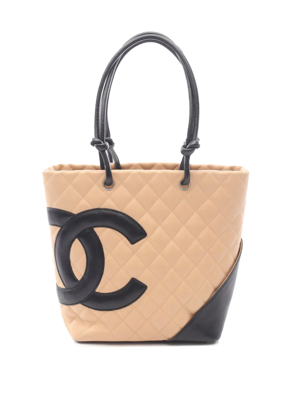 CHANEL Pre-Owned 2005-2006 Medium Lambskin Cambon Ligne tote bag - Marrone