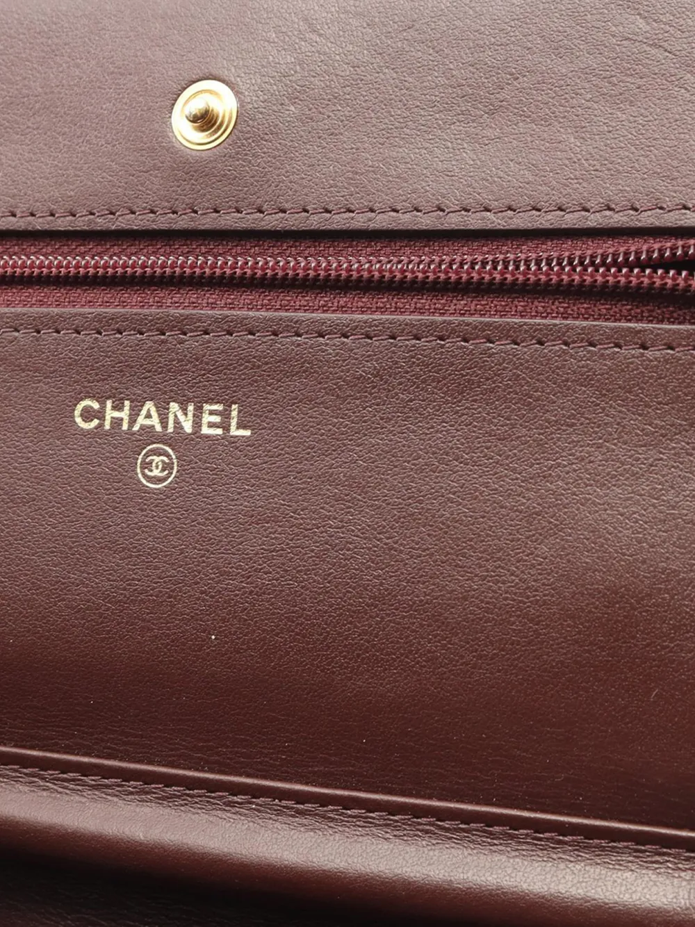  Chanel Pre-owned 2018-2019 Paris Hamburg Cc Quilted Wool Charms Wallet On Chain Crossbody Bag - Blue 