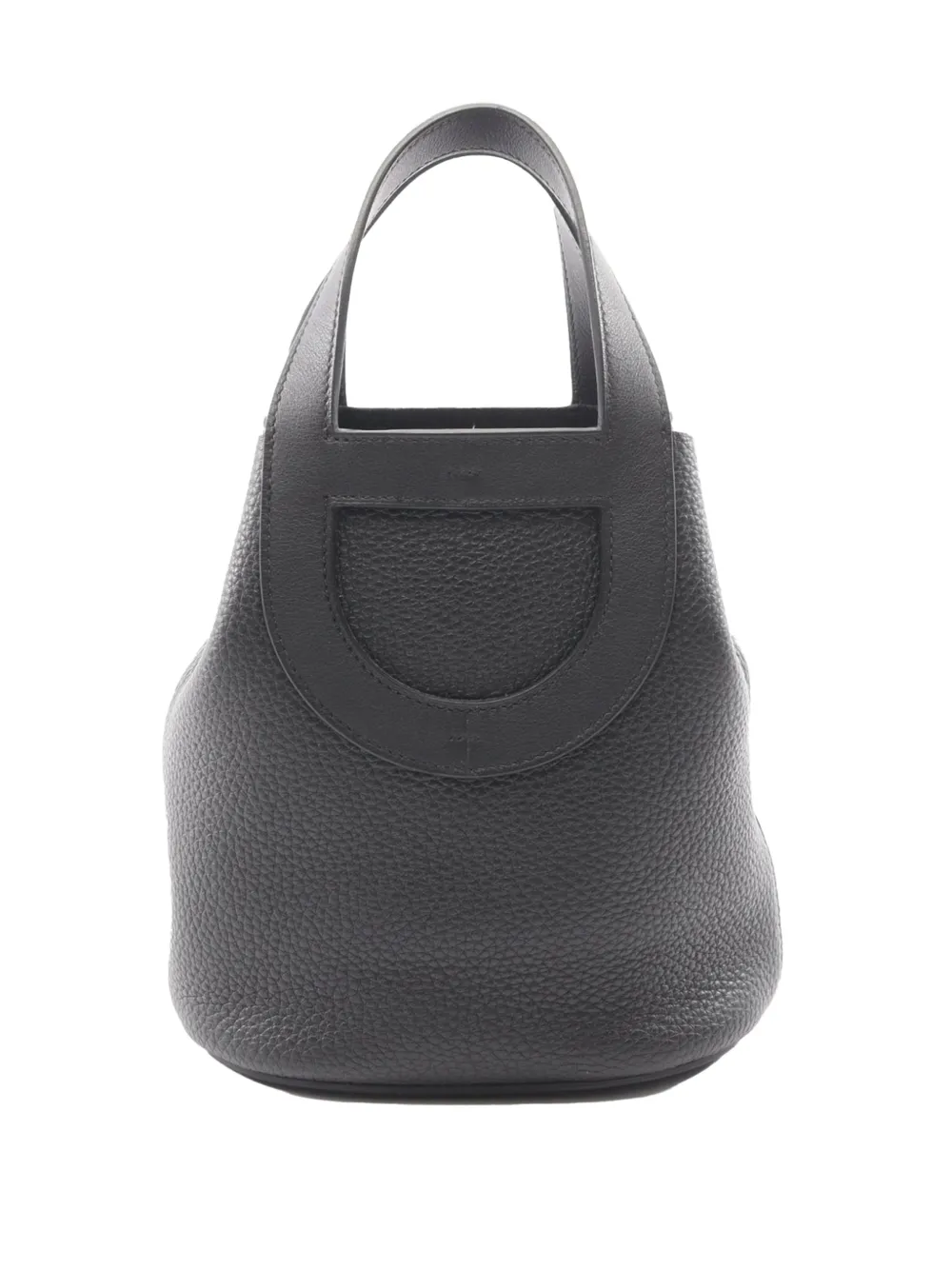 Hermès Pre-Owned 2022 Clemence and Swift In The Loop 18 handbag - Black