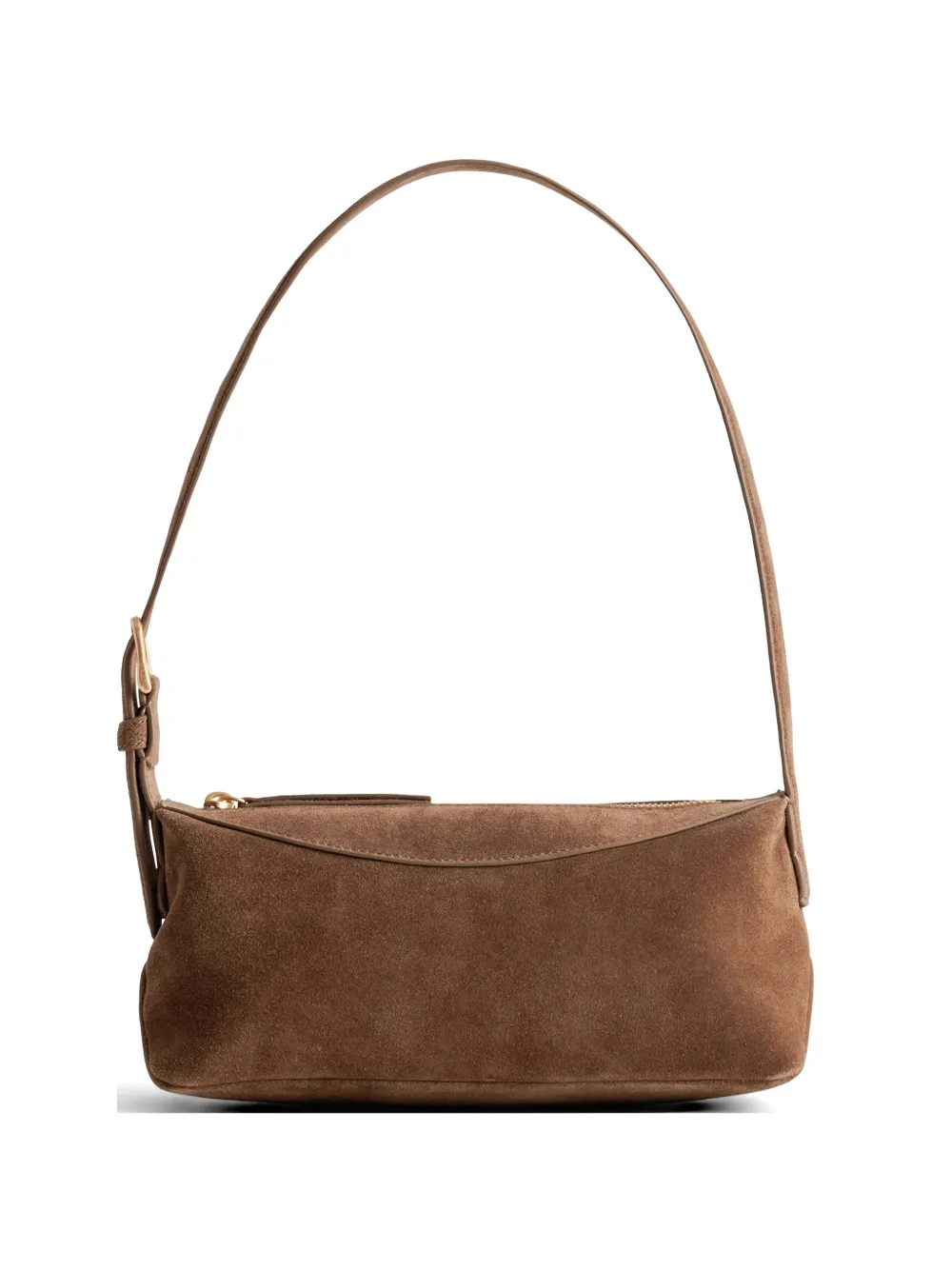 Yu Mei Bobby suede shoulder bag - Marrone