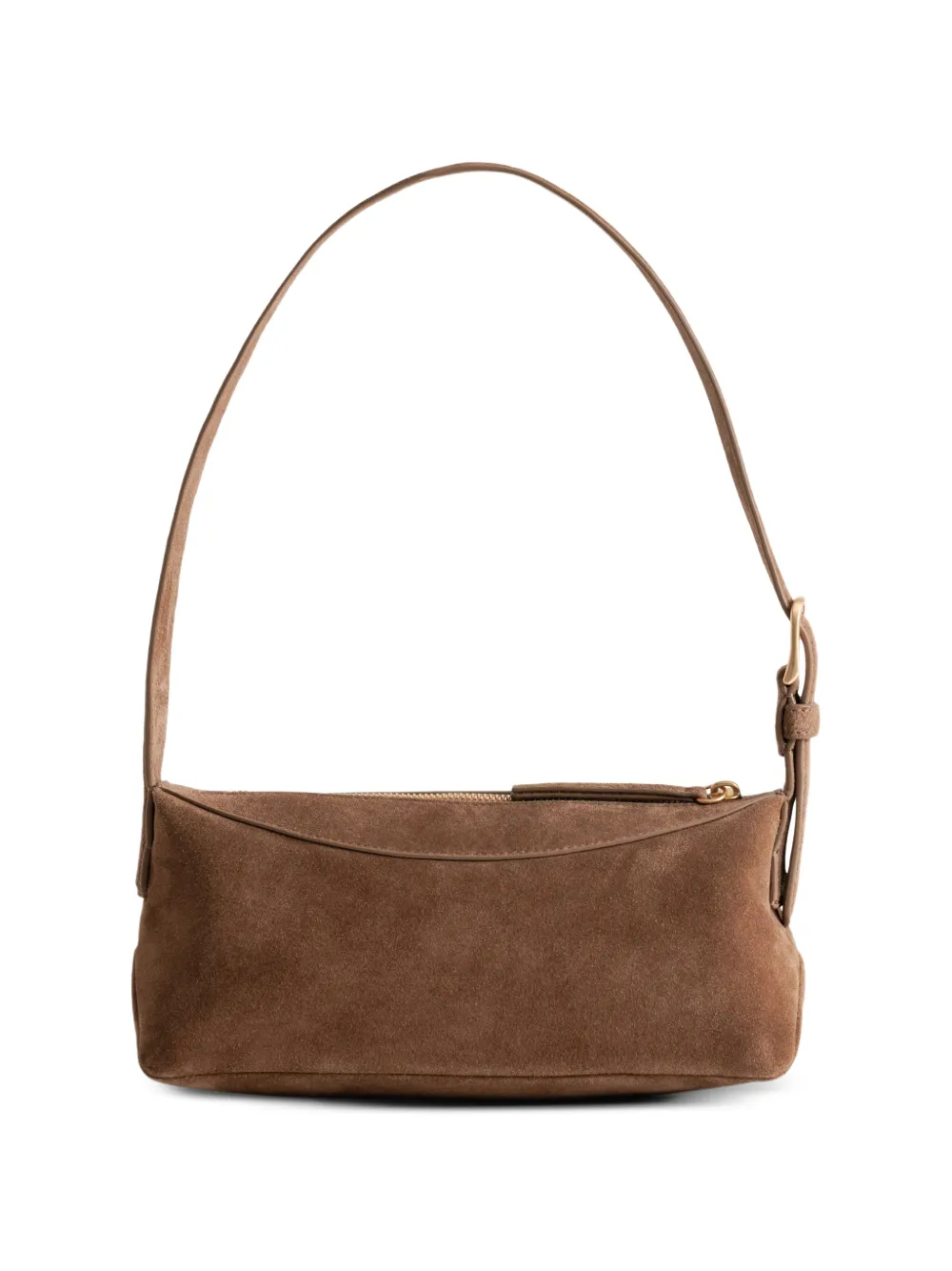 Yu Mei Bobby Suede Shoulder Bag - Brown 