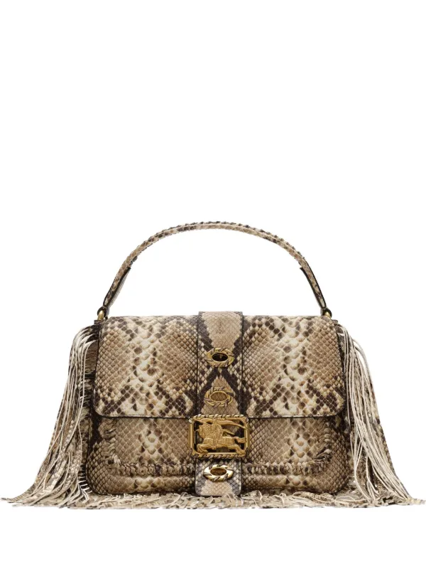 Burberry Small Rider Bag in Neutrals