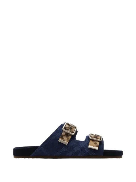 Burberry Check denim Urchin sandals