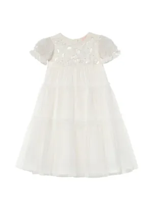 ivory satin slip dress Ivory Double Layered Silk Dress