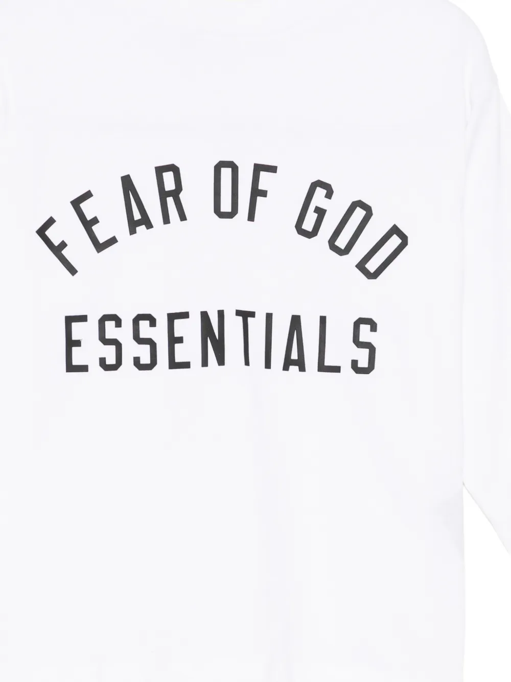FEAR OF GOD ESSENTIALS KIDS T-shirt met lange mouwen Wit