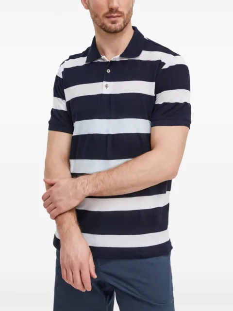 LIU JO striped-pattern polo shirt