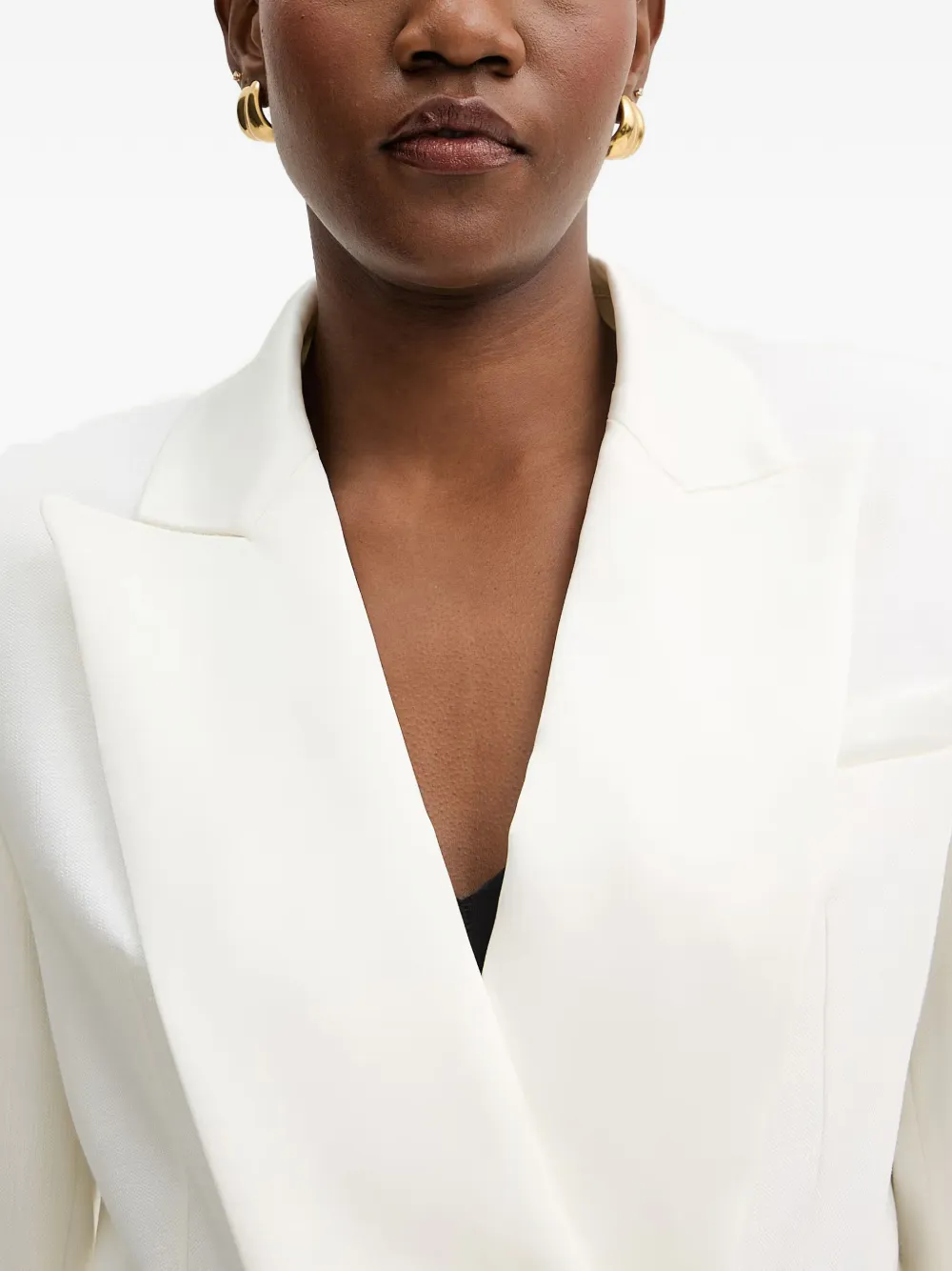 PINKO Blazer met dubbele rij knopen Beige