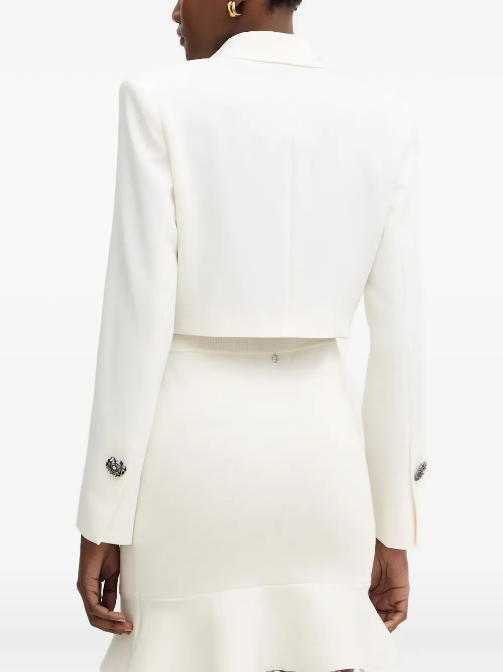 PINKO Blazer met dubbele rij knopen Beige