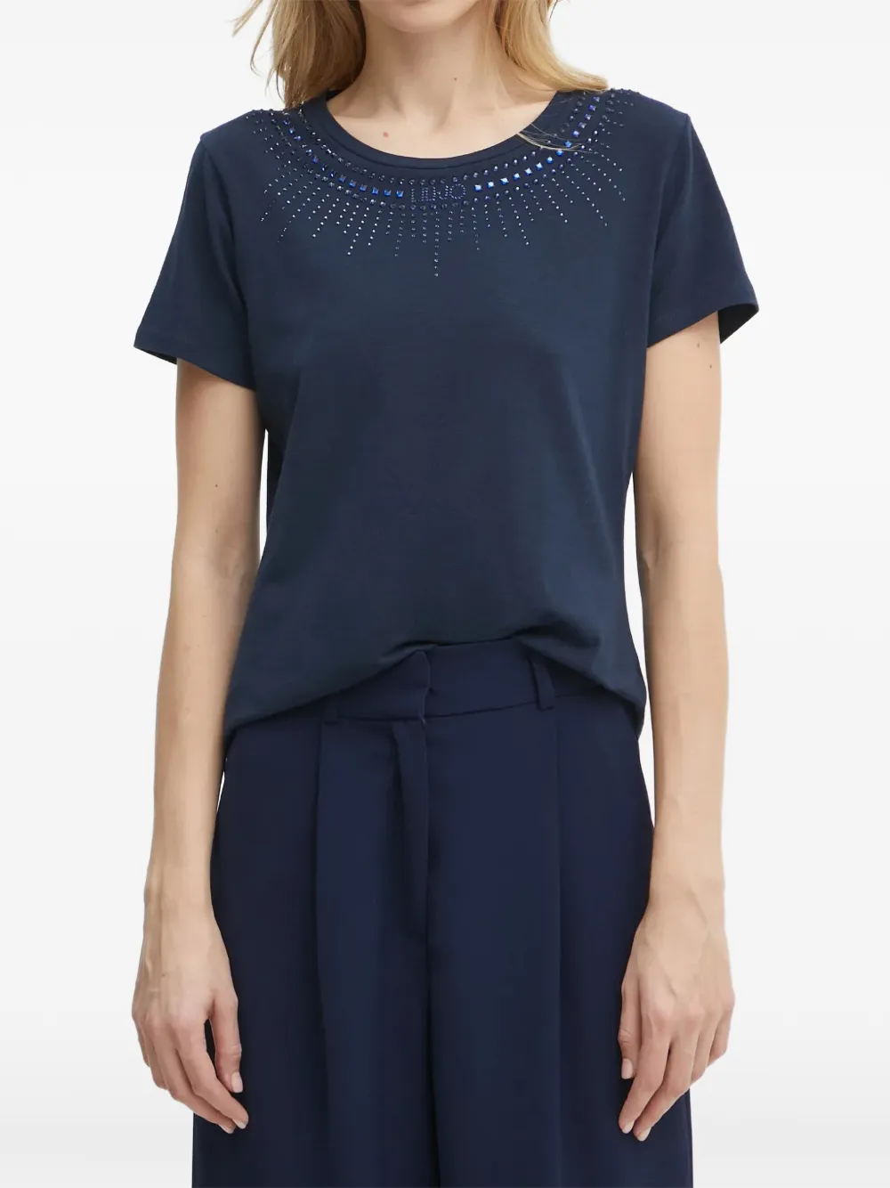LIU JO embellished crew-neck T-shirt