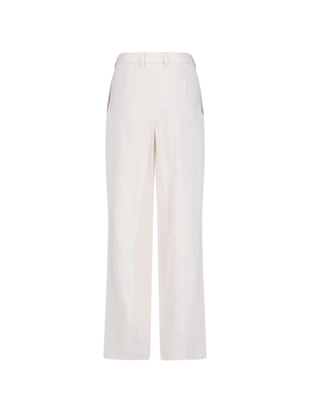 Lardini Pleated Trousers - White 