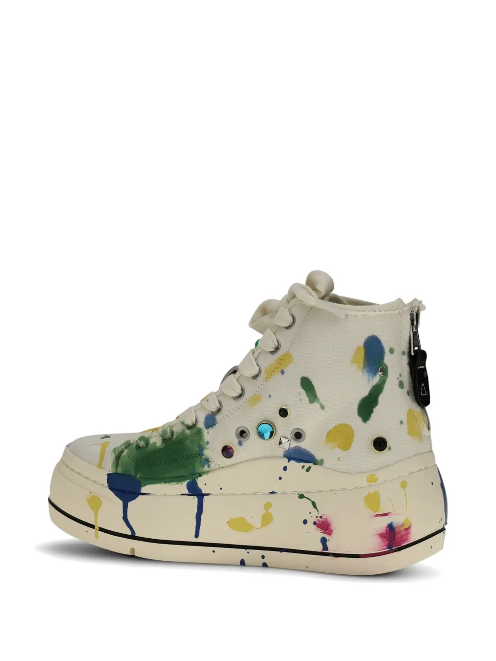 R13 Verfraaide sneakers Beige