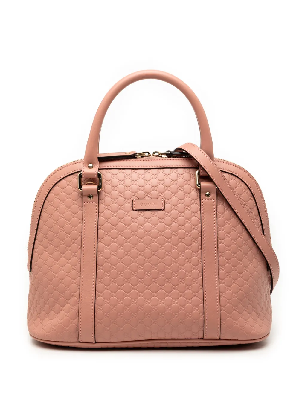 Gucci Pre-Owned 2000-2015 Medium Microguccissima Dome satchel - Rosa