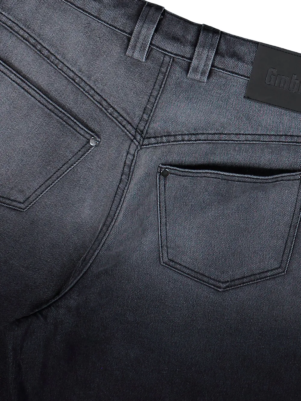 GmbH Aurun jeans met wijde pijpen Zwart