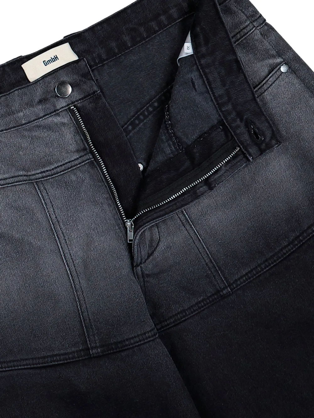 GmbH Aurun jeans met wijde pijpen Zwart