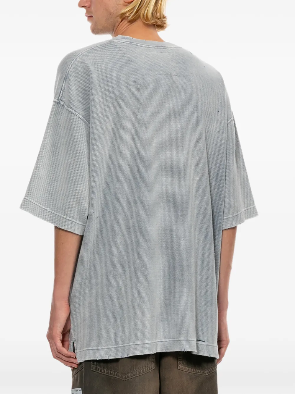 Maison MIHARA YASUHIRO T-shirt met geborduurd logo Grijs