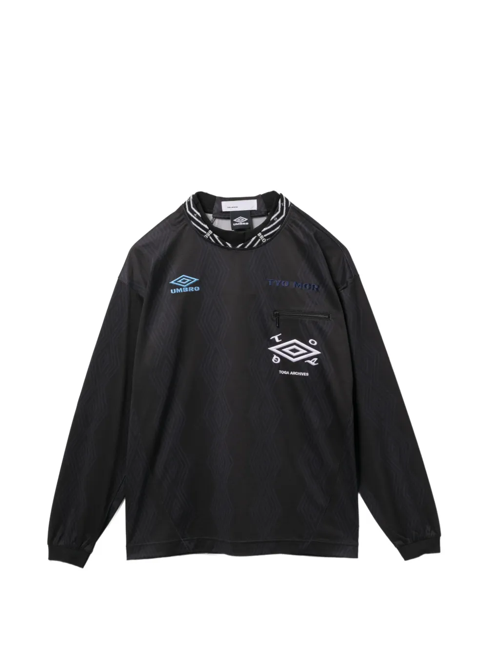 Toga x Umbro T-shirt con stampa geometrica - Nero