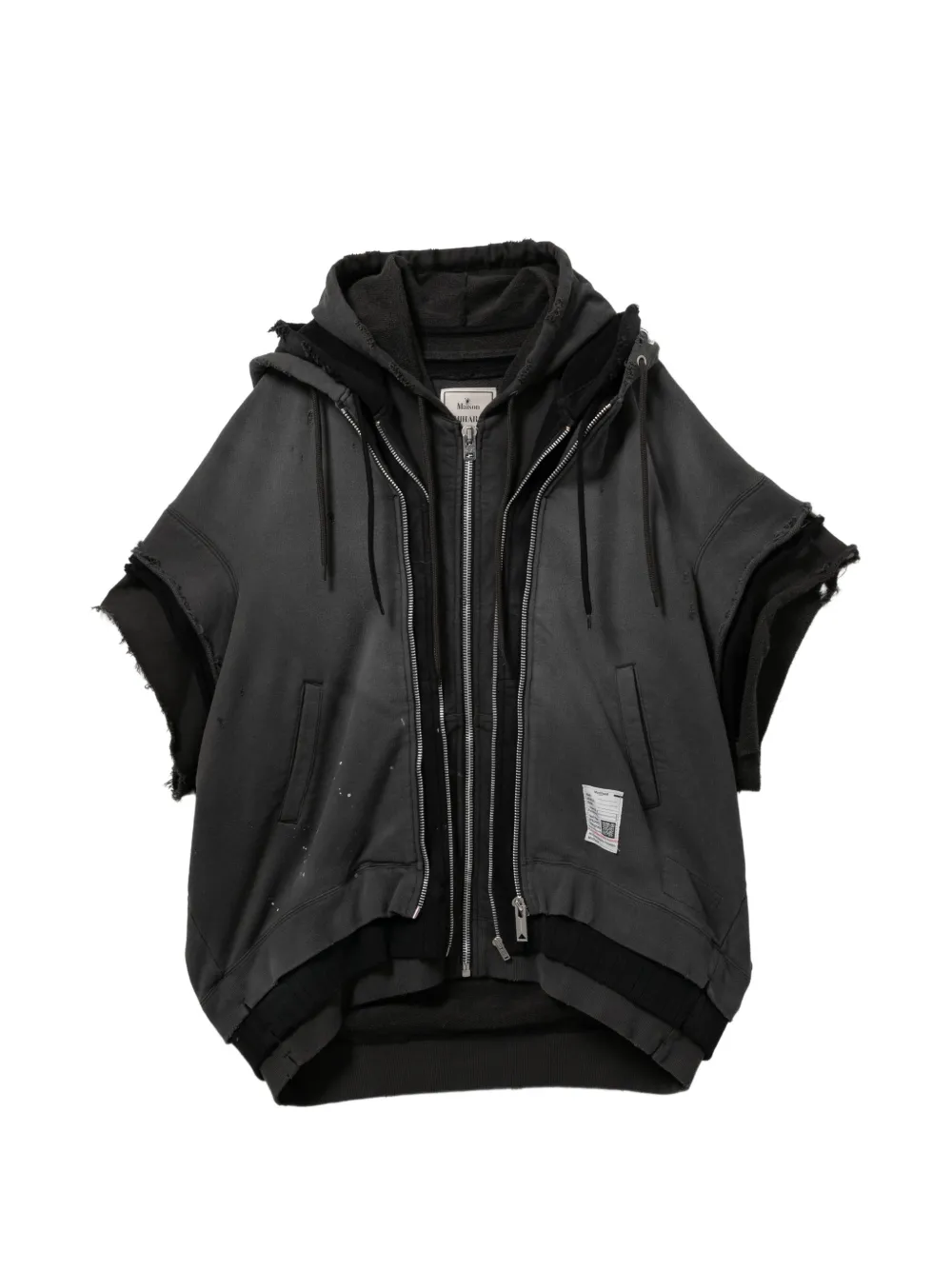 Maison MIHARA YASUHIRO Felpa con cappuccio - Nero