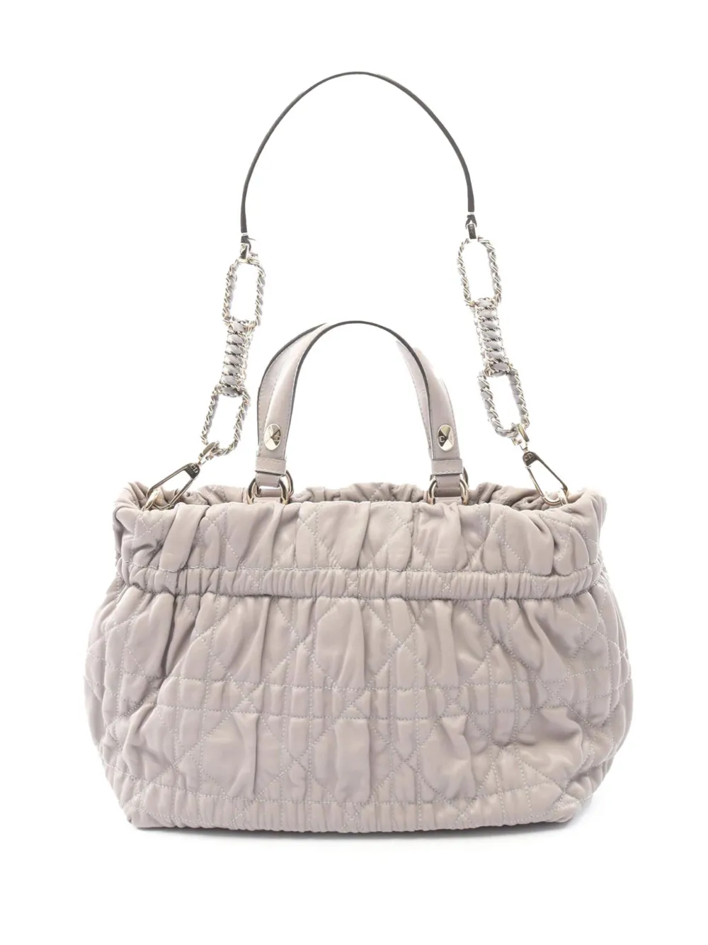 Christian Dior Pre-Owned 2010-2026 Cannage Delices satchel - Viola