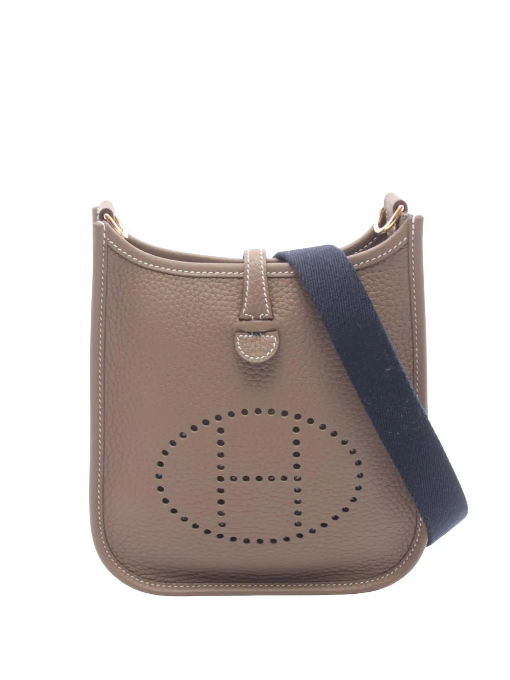 Hermès Pre-Owned 2025 Clemence Evelyne TPM crossbody bag - Grigio