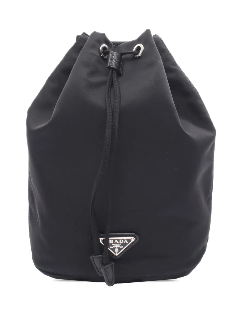 Prada Pre-Owned 2013-2026 Tessuto Drawstring pouch - Nero