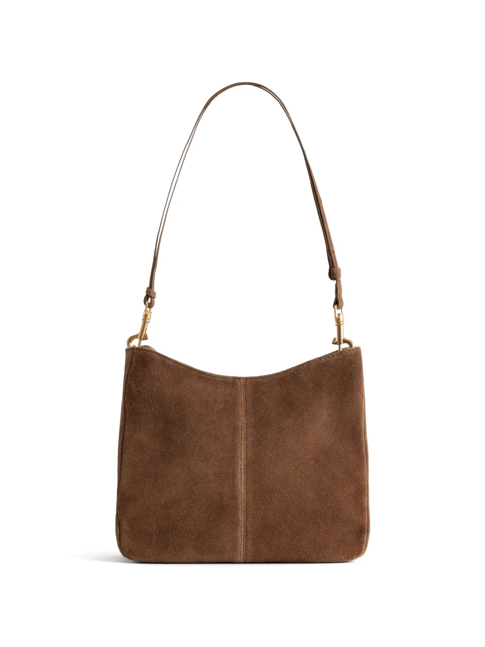 Yu Mei Joan suede shoulder bag - Marrone