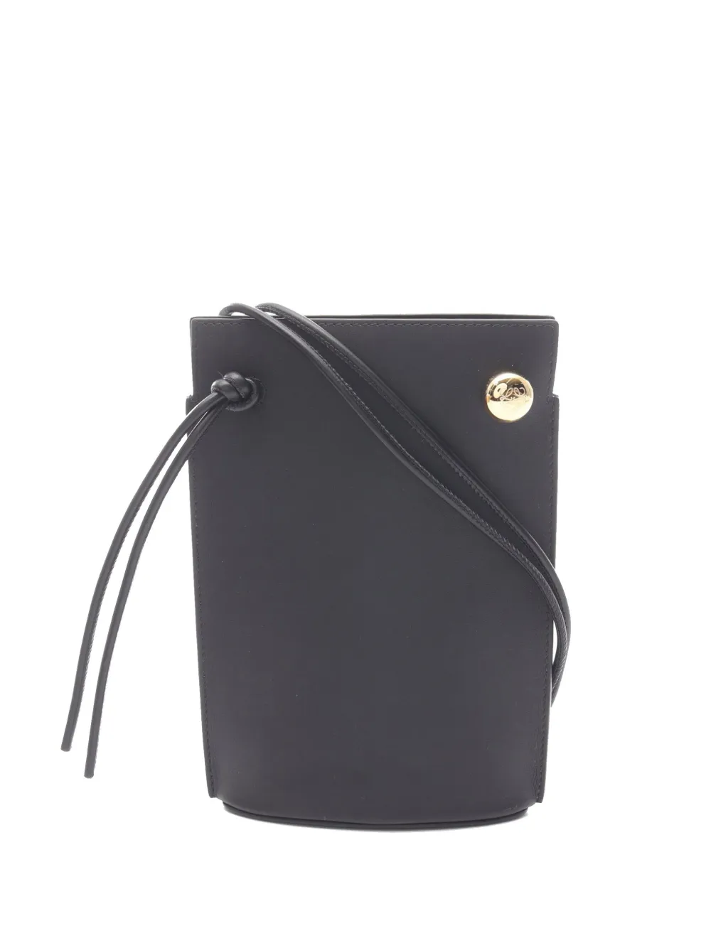 Loewe Pre-Owned 2010-2026 Smooth Calfskin Pebble Pouch crossbody bag - Nero