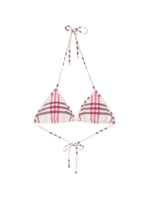Burberry Check bikini top