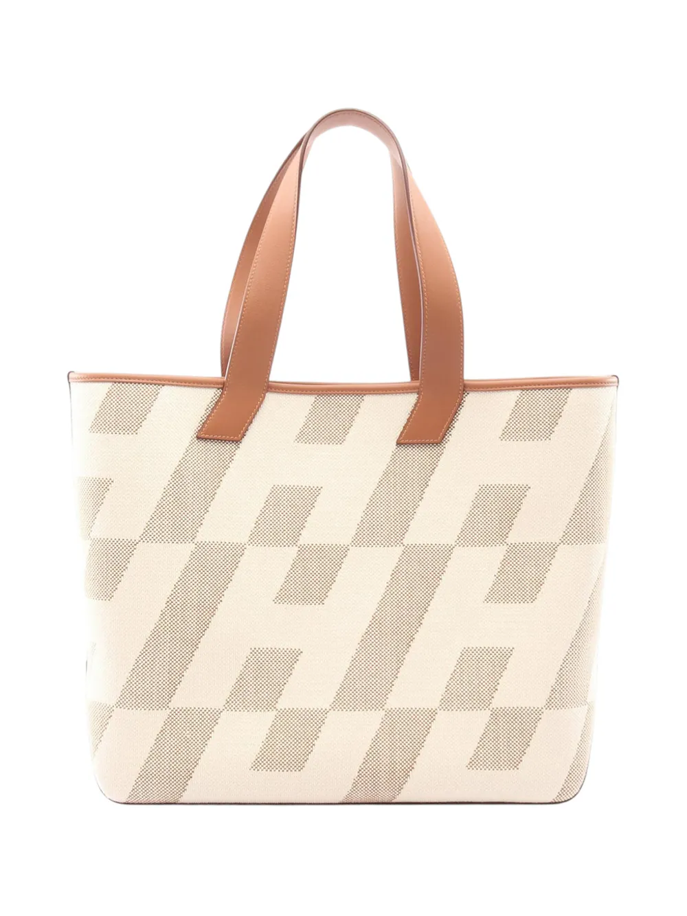 Hermès Pre-Owned 2021 Canvas H GM tote bag - Brown
