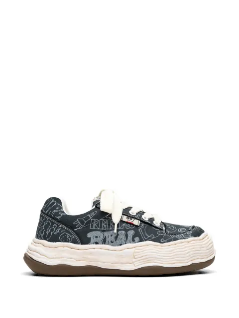 Maison MIHARA YASUHIRO Oliver og print cotton sneakers