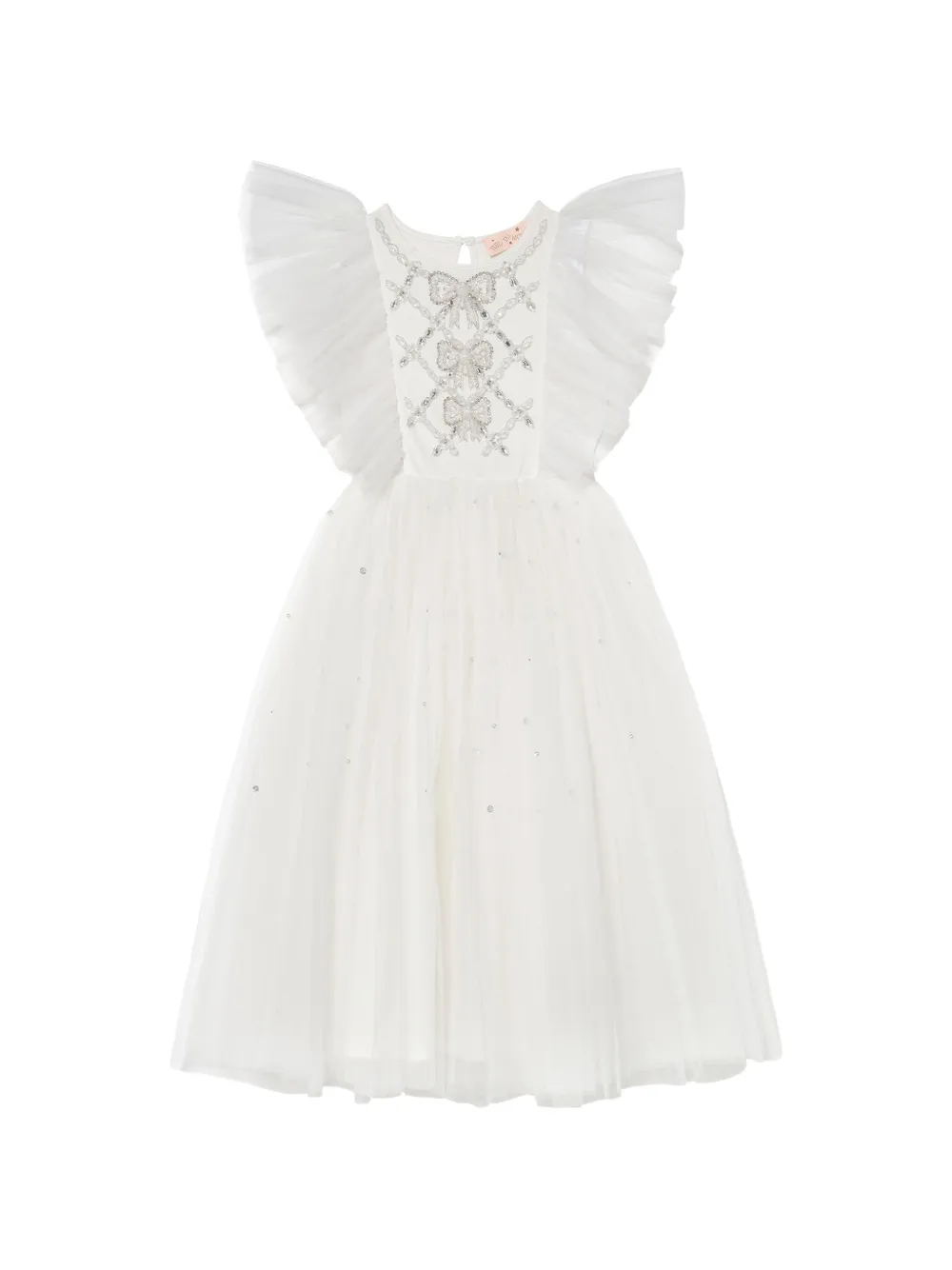 Tutu Du Monde Trinity bow tutu maxi dress - Bianco