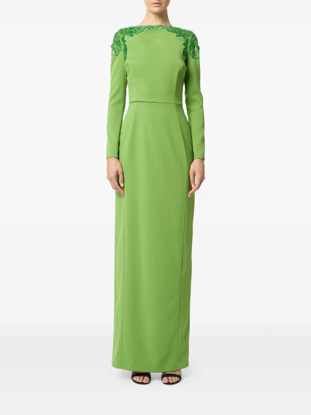 Elisabetta Franchi sequin-embellished maxi dress - Grün