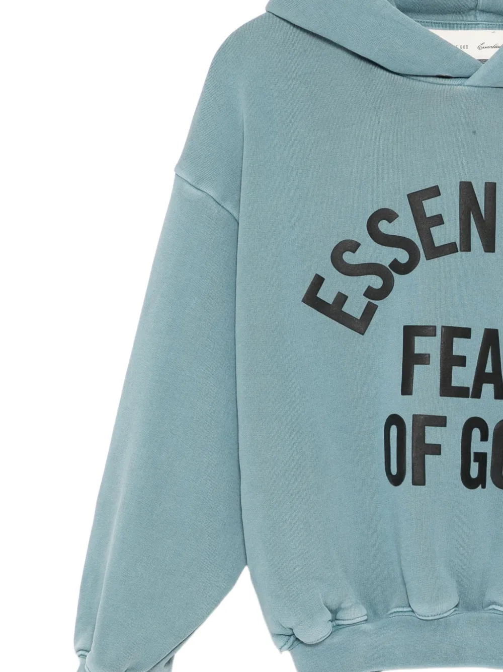FEAR OF GOD ESSENTIALS KIDS Hoodie met logoprint Blauw