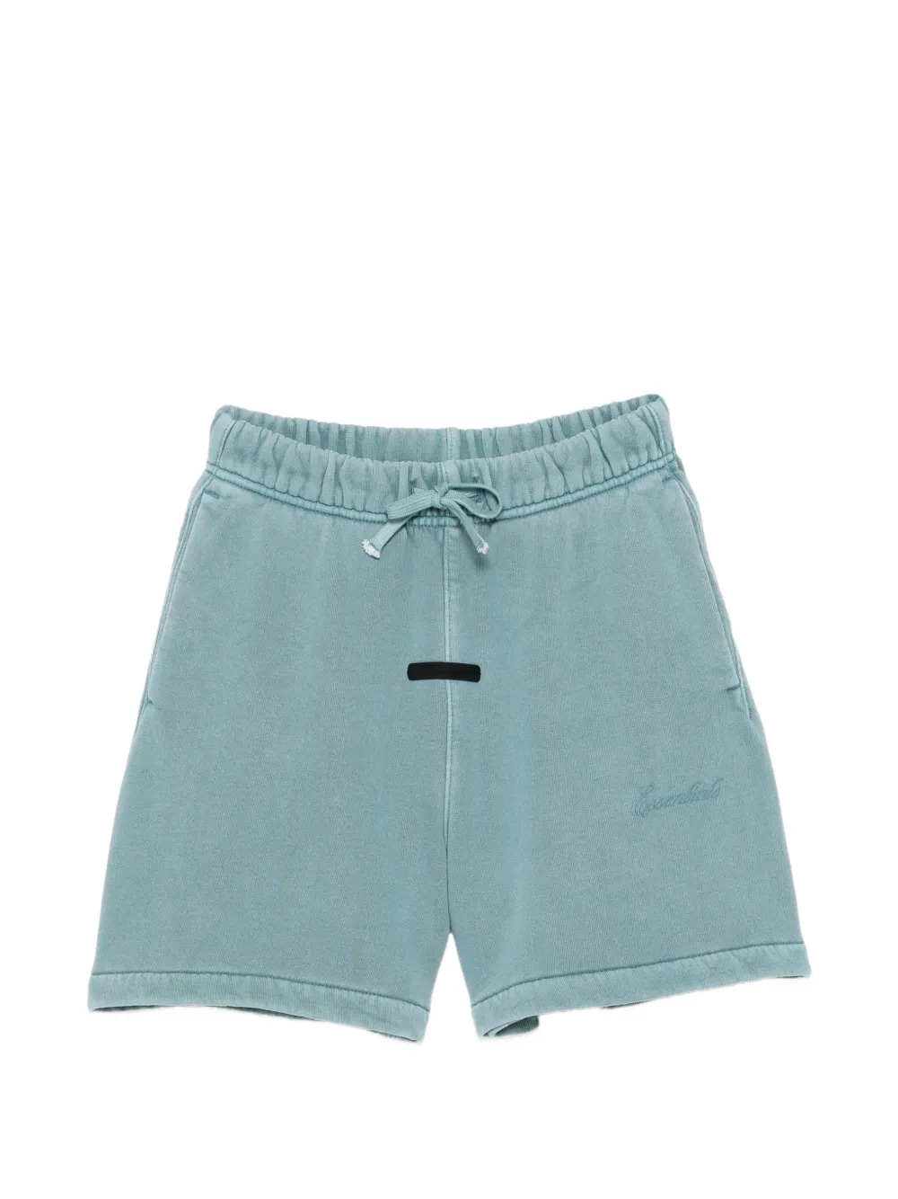 FEAR OF GOD ESSENTIALS KIDS logo-embroidered track shorts - Blu