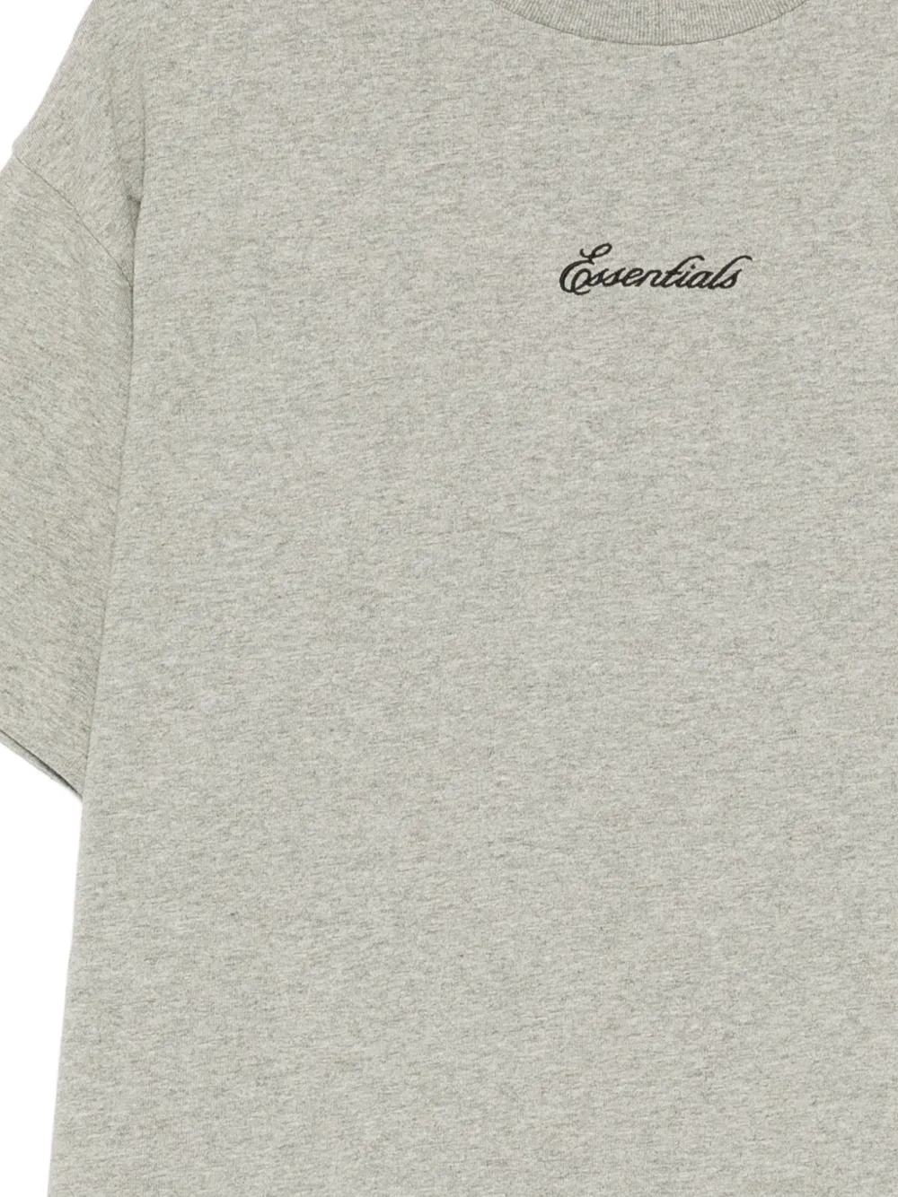 FEAR OF GOD ESSENTIALS KIDS T-shirt met geborduurd logo Grijs